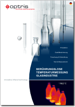 Optris: berührungslose Temperaturmessung in der Glasindustrie